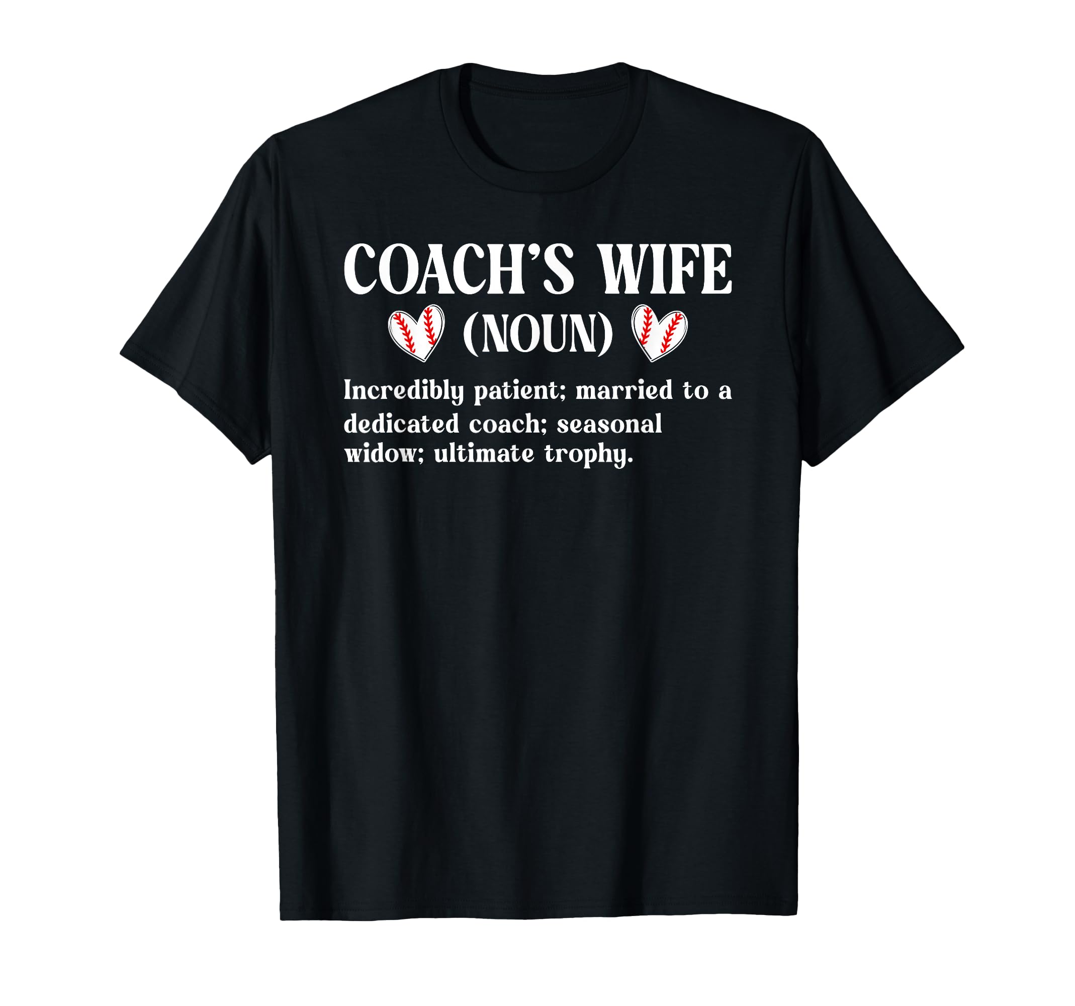 Baseball Coachs Wife Baseball Coach T-Shirt - Minimalist Print Men Women