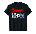 Soccer Mom Soccer Mama Coquette Bow Mothers T-Shirt - Graphic Print Unisex