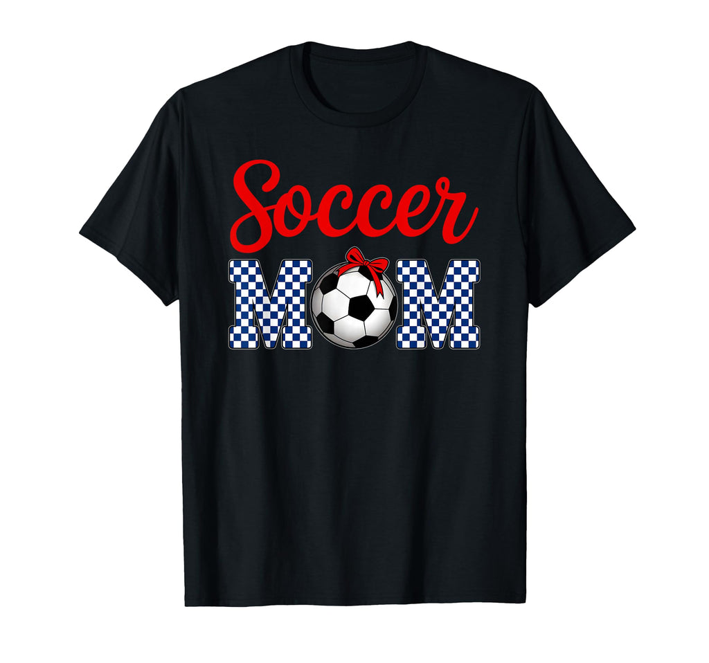 Soccer Mom Soccer Mama Coquette Bow T-Shirt - Aesthetic Graphic Unisex