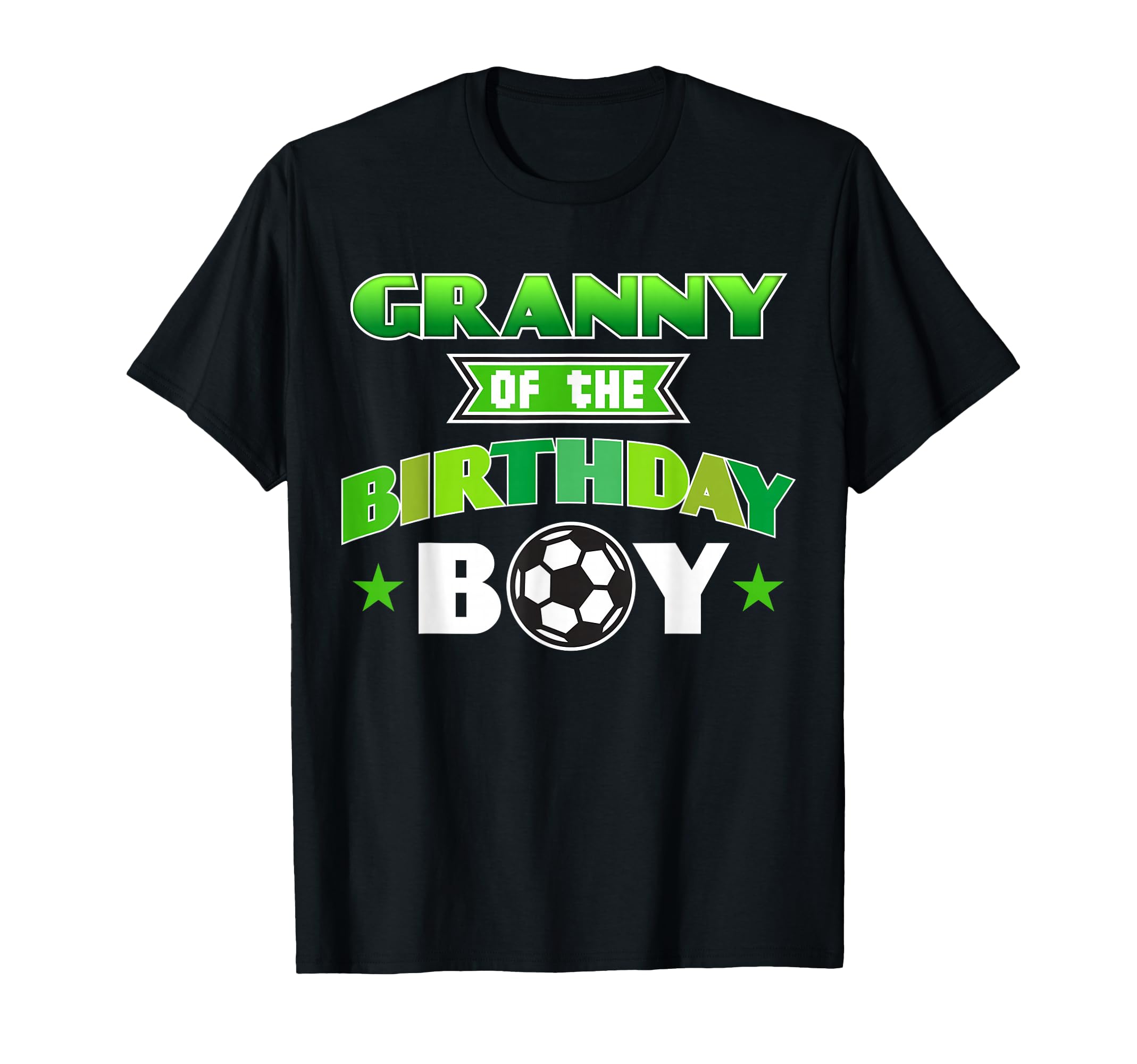Granny Birthday Soccer Party Family T-Shirt - Fun Novelty Design Men Women