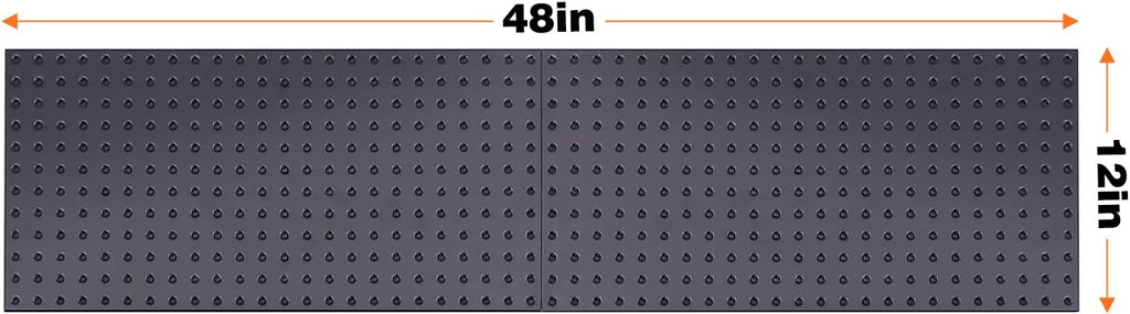 Ultrawall 2 Pcs Metal Pegboard Wall Panels, Peg Boards for Garage Tool Storage