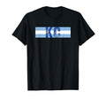 Kc 2 Letters Kansas City Kc Blue Stripes T-Shirt - Novelty Apparel Unisex