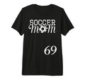 Soccer Mom Jersey Number 69 T-Shirt - Aesthetic Graphic for Adults