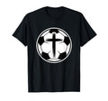 Christian Soccer Faith Sports Player T-Shirt - Novelty Apparel Men Women