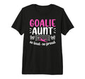 Soccer Goalie Aunt So Loud Soccer T-Shirt - Minimalist Print Men Women