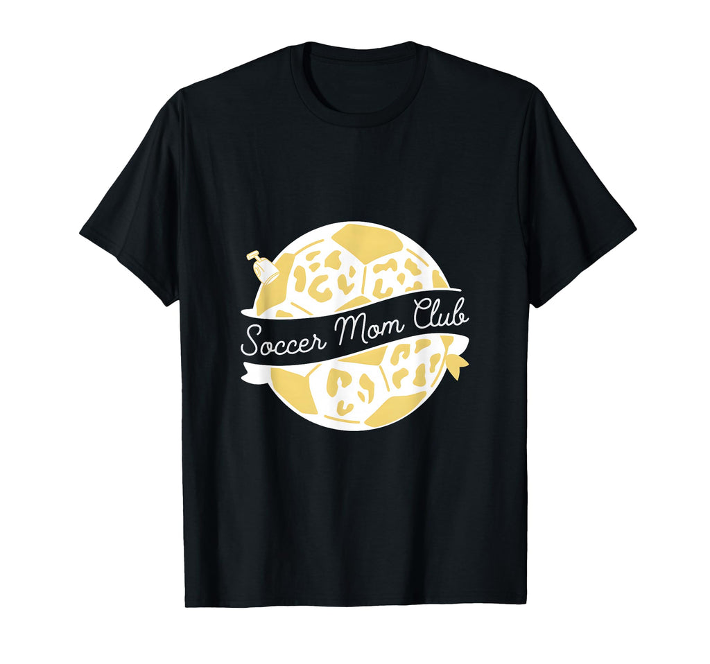 Soccer Mom Club Leopard Soccer Mom T-Shirt - Streetwear Style for Adults