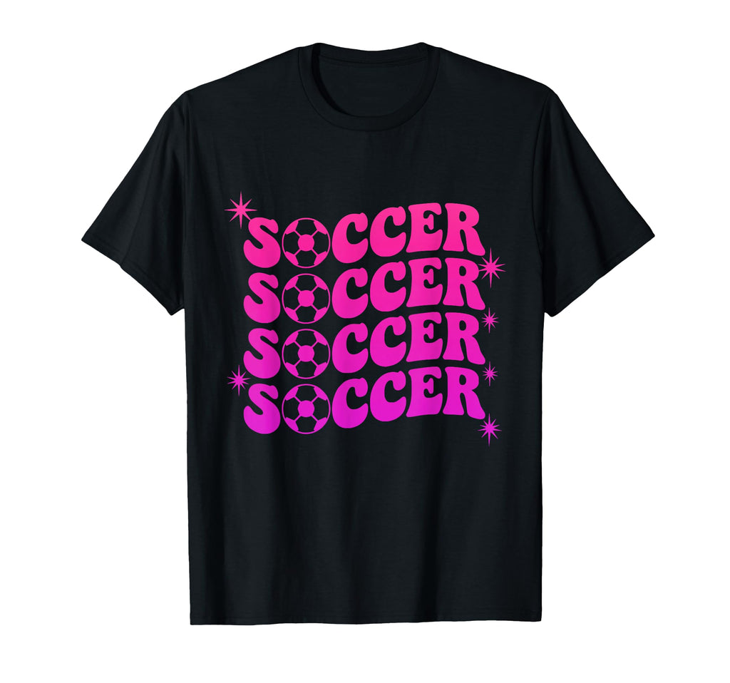 Soccer Coquette Bow Soccer Mom Sister T-Shirt - Trendy Graphic Men Women