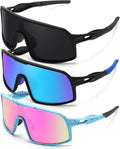 Polarized Sports Sunglasses for Men and Women Cycling Glasses UV Protection Goggles for Mountain Bike Running Fishing