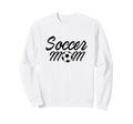 Soccer Mom Sport Team Mama Soccer Ball Sweatshirt - Graphic Print Unisex