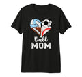 Ball Mom Funny Soccer Football Baseball T-Shirt - Trendy Graphic Unisex