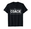 Mrs Coach Soccer Coachs Wife Soccer T-Shirt - Minimalist Print Men Women