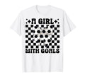 Soccer Coquette Bow Goals T-Shirt - Custom Art Print Unisex