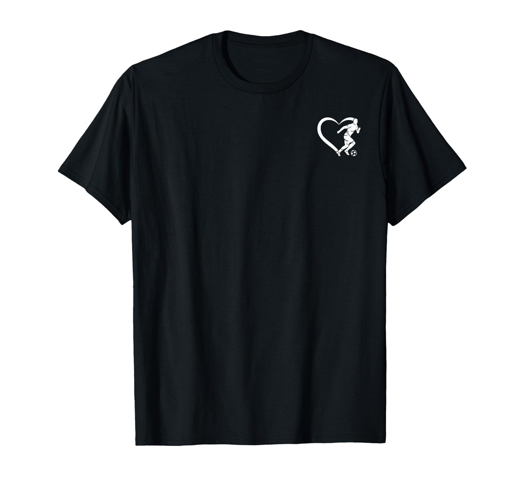 Soccer Player Soccer Heart Soccer T-Shirt - Fun Novelty Design for Adults