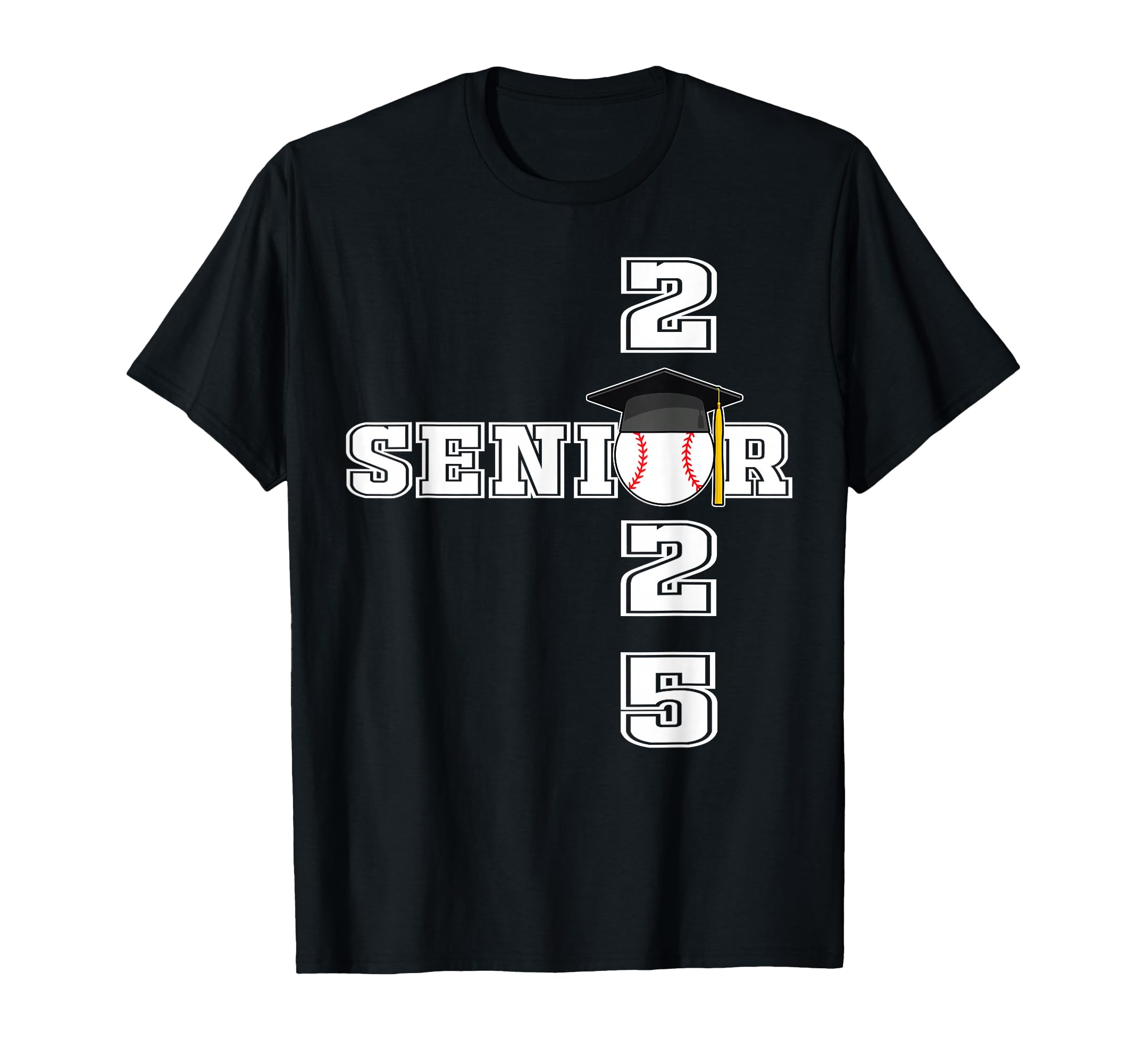 Class 2025 Baseball Senior Gifts Senior T-Shirt - Novelty Apparel Unisex