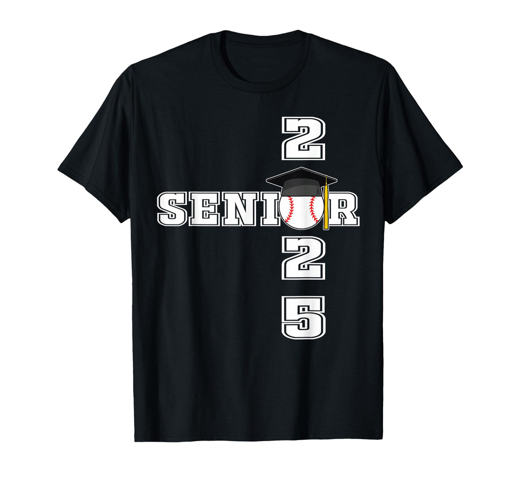 Class 2025 Baseball Senior Gifts Senior T-Shirt - Unique Graphic Men Women