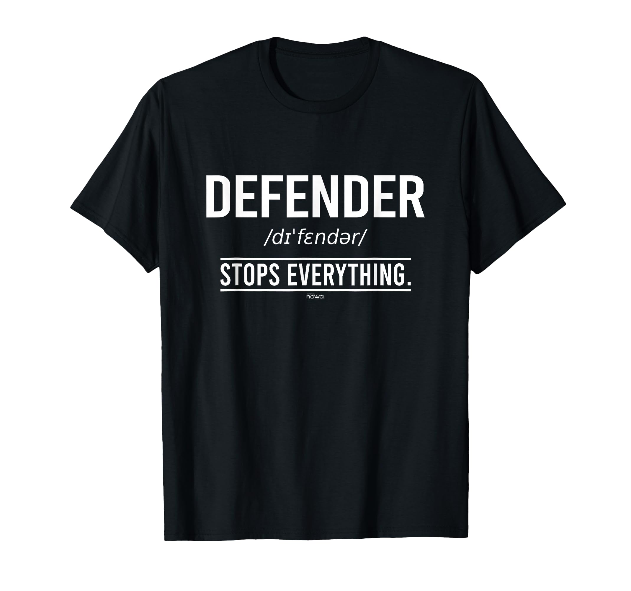 Hoops Nowa Football Motivation Team T-Shirt - Minimalist Print Unisex