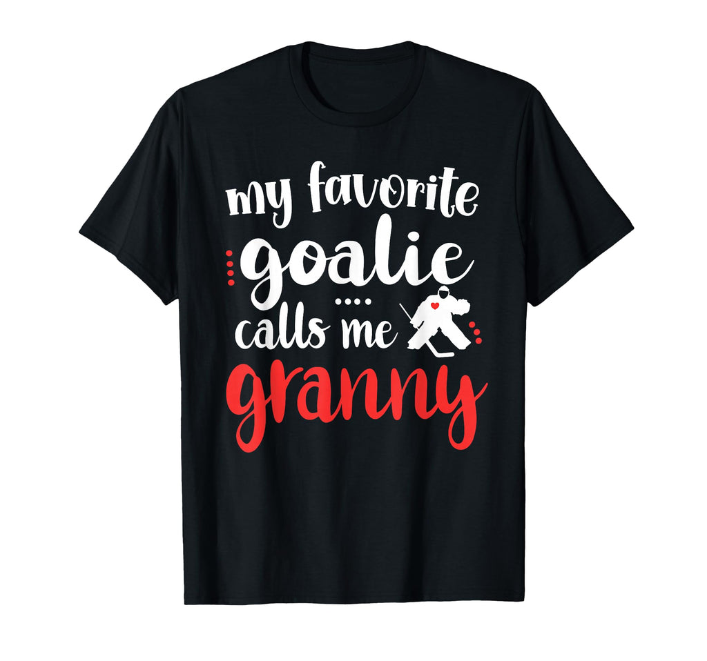 Proud Ice Hockey Goalie Granny Hockey T-Shirt - Unique Graphic for Adults