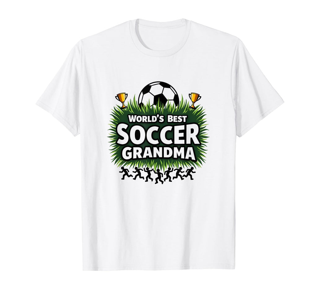 Worlds Best Soccer Grandma Champion T-Shirt - Custom Art Print for Adults