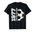 1977 48Th Birthday Soccer Lovers T-Shirt - Casual Everyday Wear Unisex