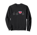 United Kingdom Love And British Flag Sweatshirt - Minimalist Print Unisex