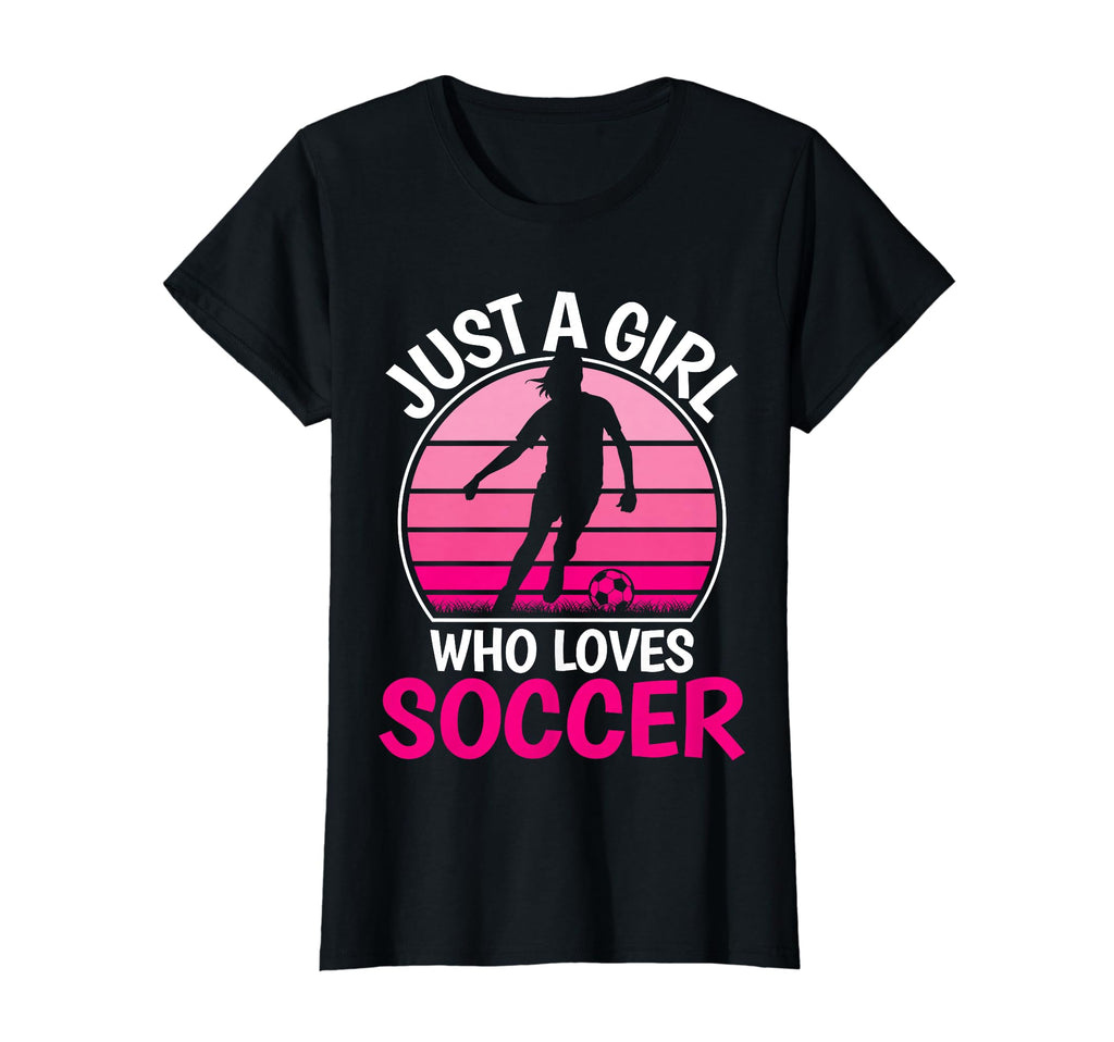 Just Who Loves Soccer Soccer Player T-Shirt - Trendy Graphic Unisex