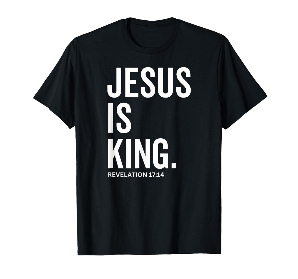 Jesus Is King Bible Religious Scripture T-Shirt - Custom Art Print Unisex