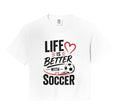 Football Collection Life Is Better Hoodie - Casual Everyday Wear Unisex