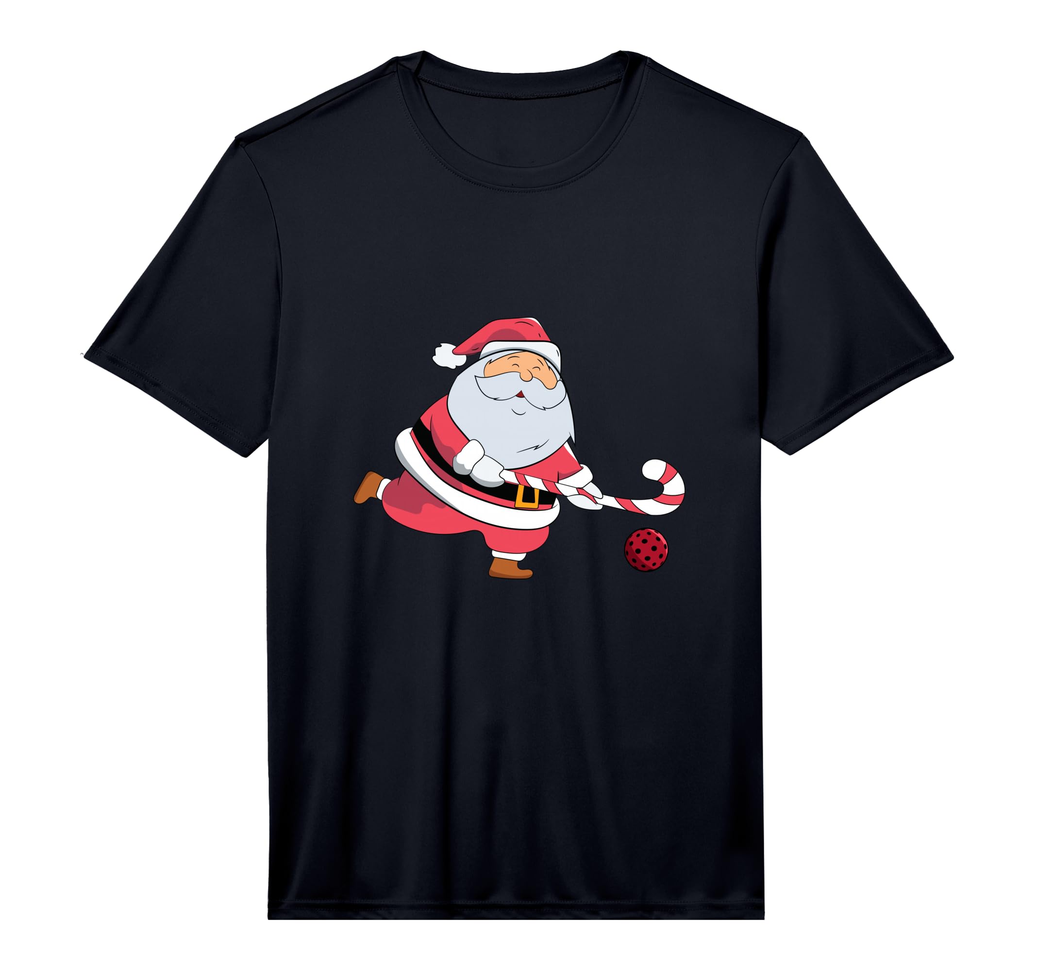 Santa Claus Field Hockey T-Shirt - Fun Novelty Design for Adults
