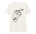 Garfield Soccer Kick Tri Blend T-Shirt - Fun Novelty Design for Adults