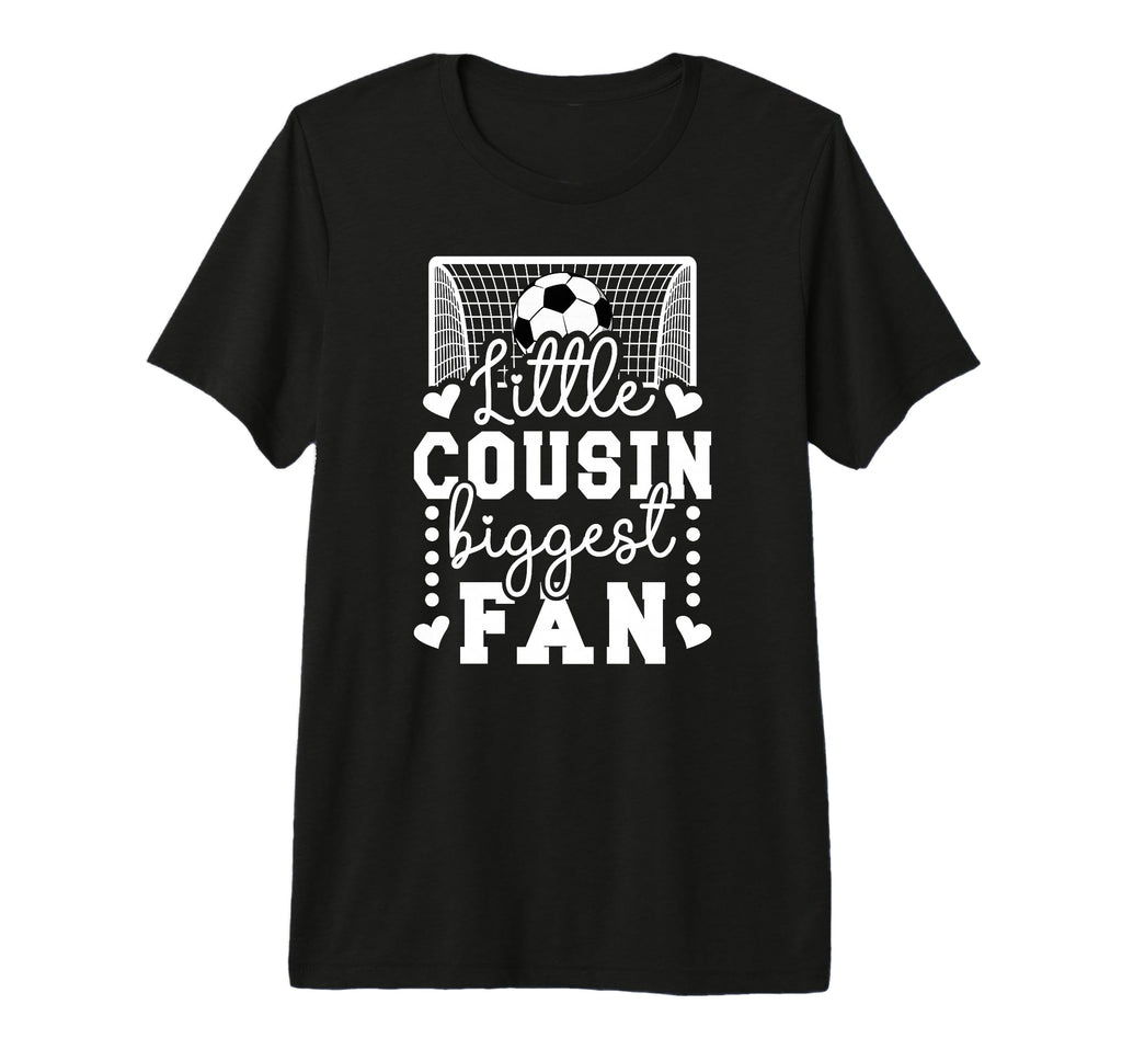 Little Cousin Soccer Goalie Cousin T-Shirt - Fun Novelty Design Men Women