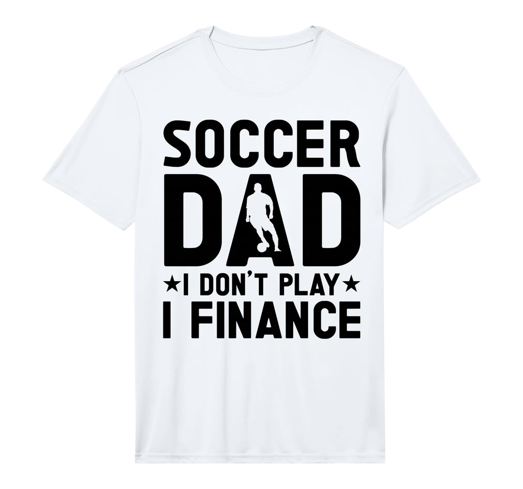 Mens Soccer Dad Performance T-Shirt - Trendy Graphic for Adults