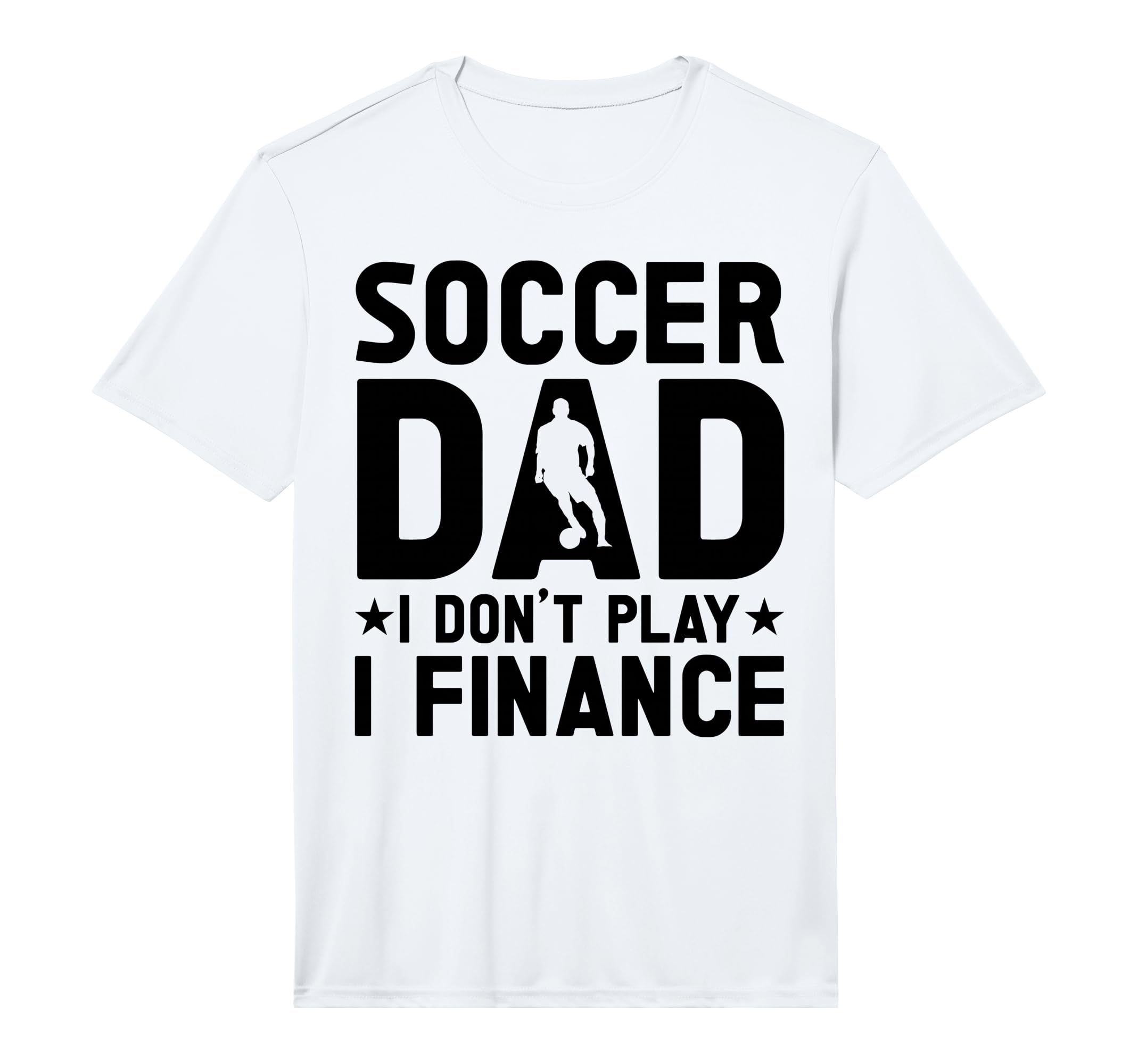 Mens Soccer Dad Performance T-Shirt - Trendy Graphic for Adults