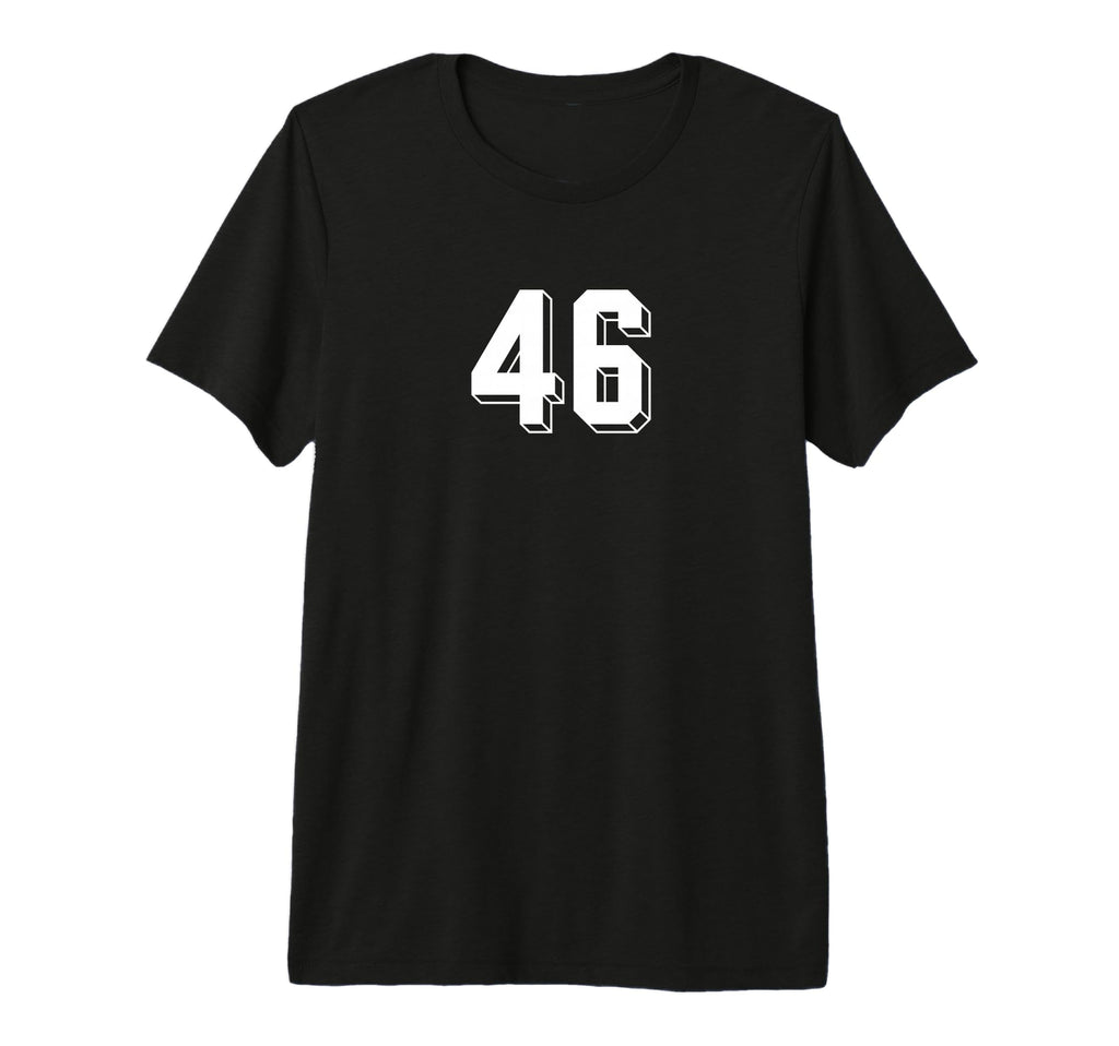 Number 46 80S 90S Soccer Team T-Shirt - Fun Novelty Design Men Women