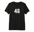 Number 46 80S 90S Soccer Team T-Shirt - Fun Novelty Design Men Women
