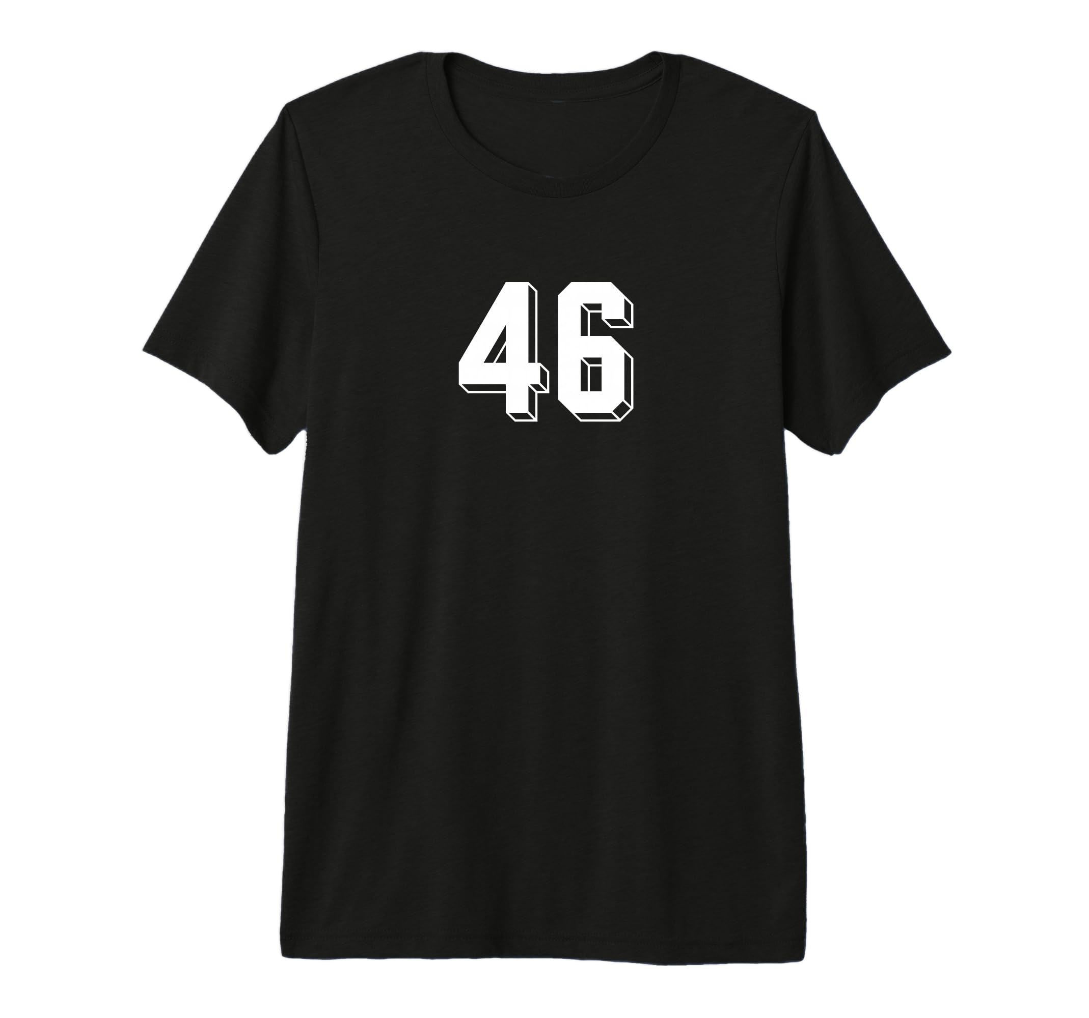 Number 46 80S 90S Soccer Team T-Shirt - Fun Novelty Design Men Women