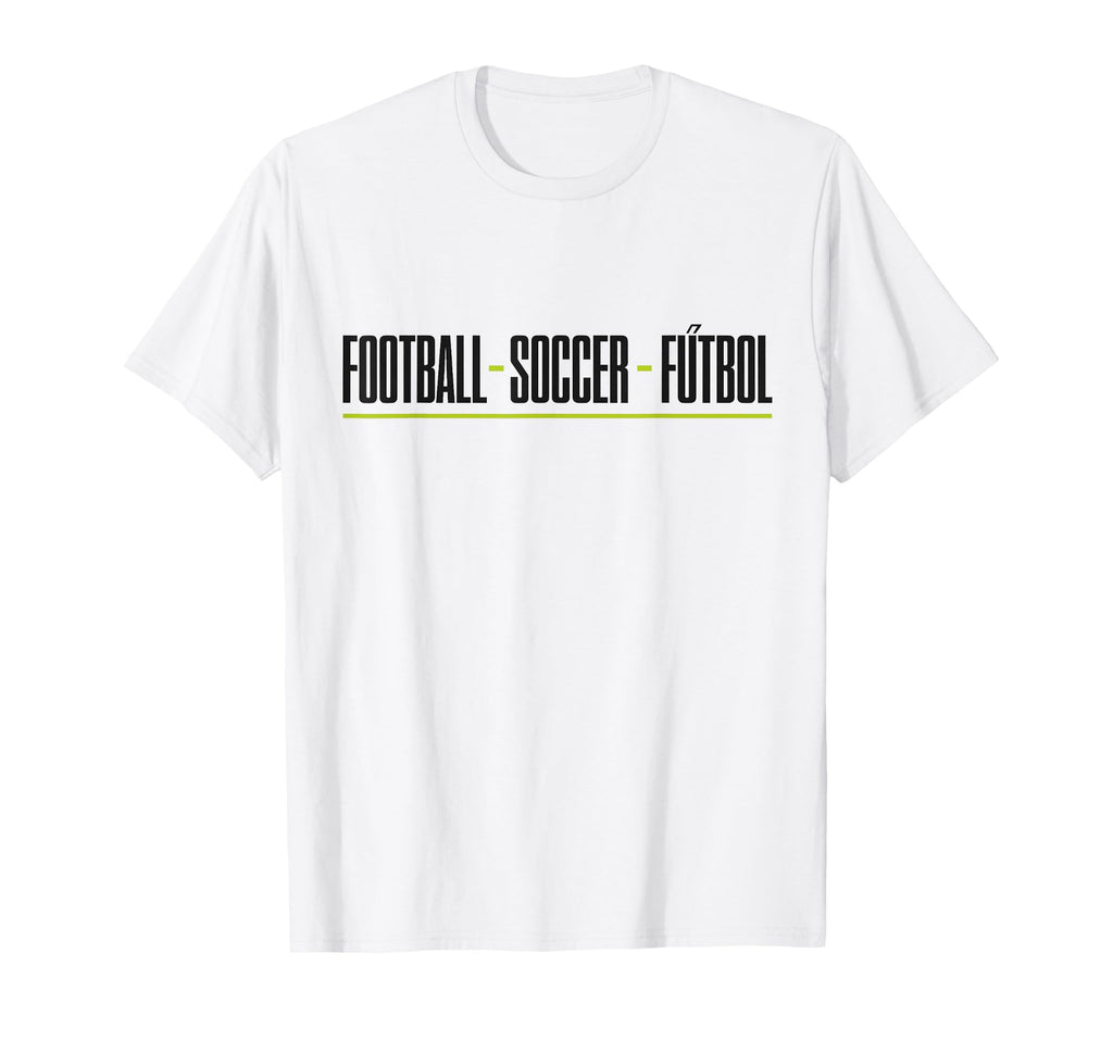 Football Soccer F Tbol Multilingual T-Shirt - Novelty Apparel Unisex
