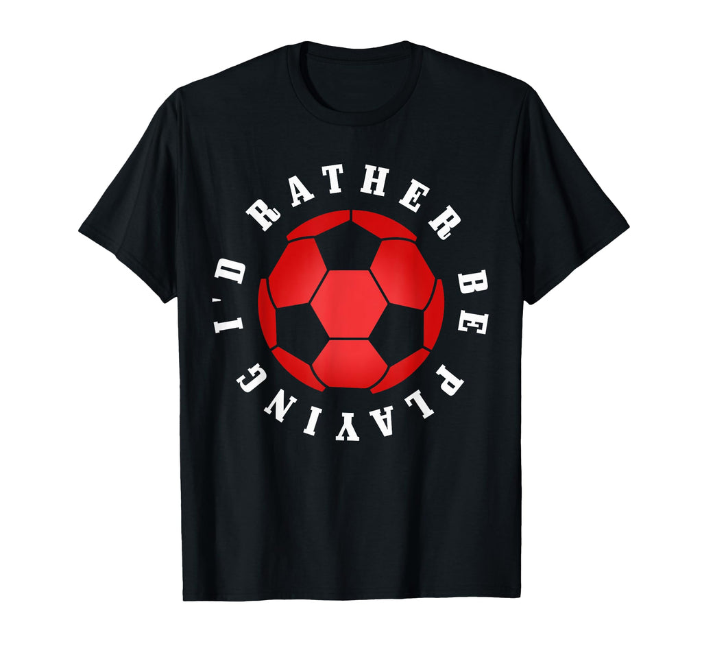 Mens Football Player Ball T-Shirt - Casual Everyday Wear for Adults