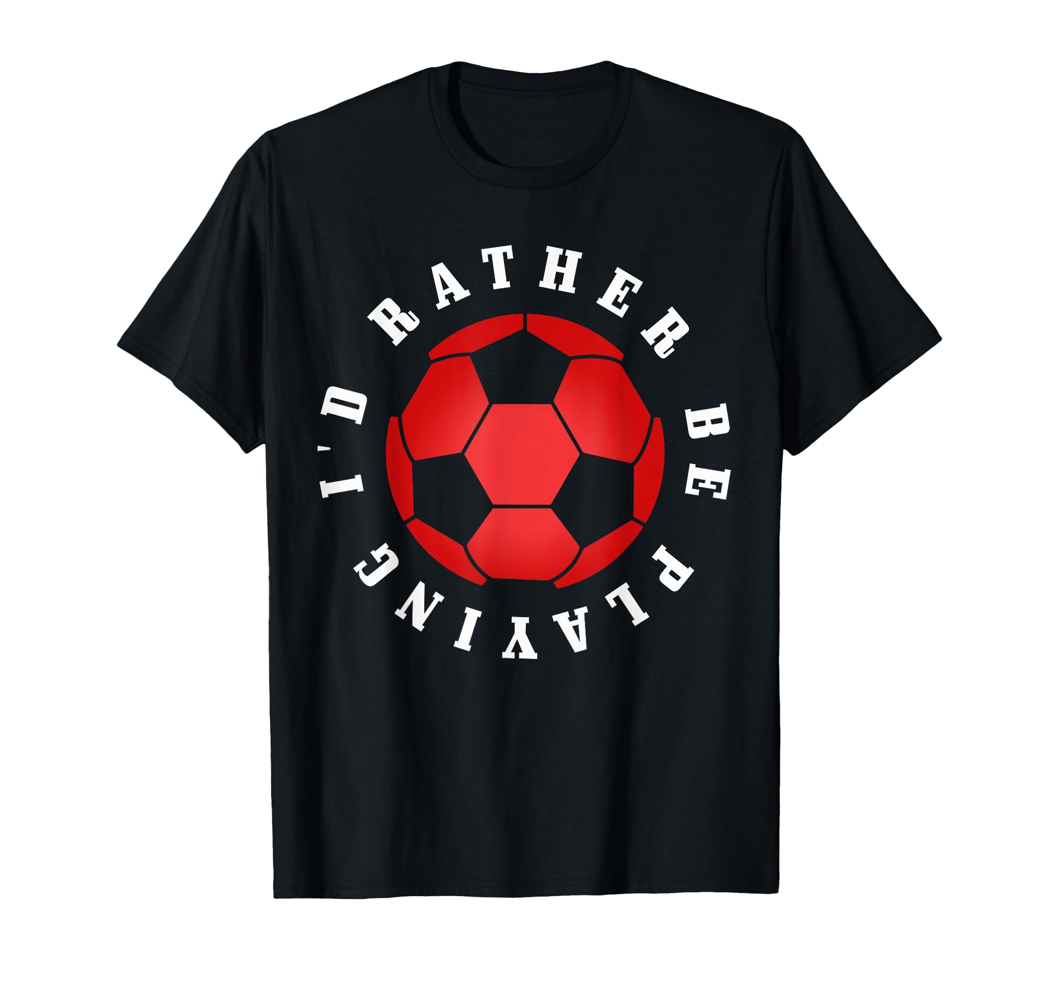 Mens Football Player Ball T-Shirt - Casual Everyday Wear for Adults
