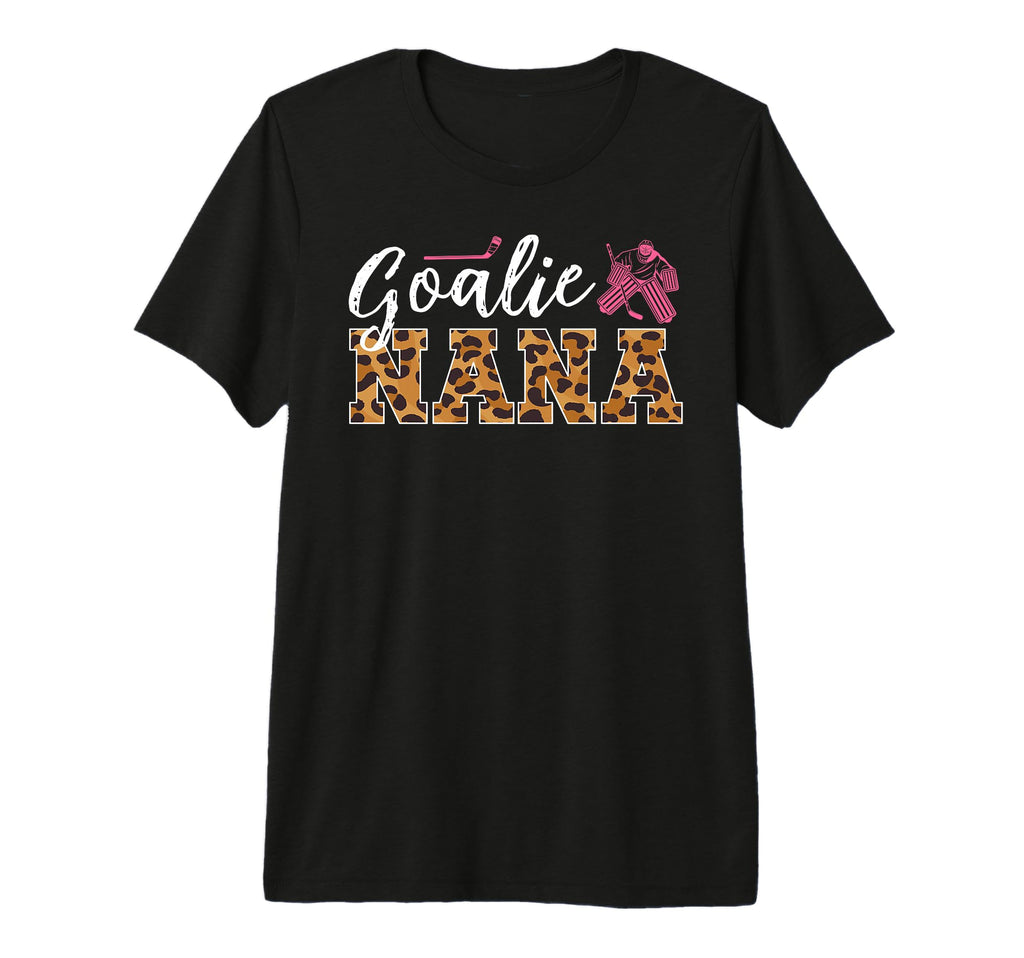 Ice Hockey Goalie Nana Hockey Keeper T-Shirt - Streetwear Style for Adults