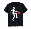 Soccer Valentines Day Heart Love T-Shirt - Fun Novelty Design Unisex
