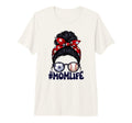 Mom Life Soccer Baseball Game Day Messy T-Shirt - Trendy Graphic Unisex