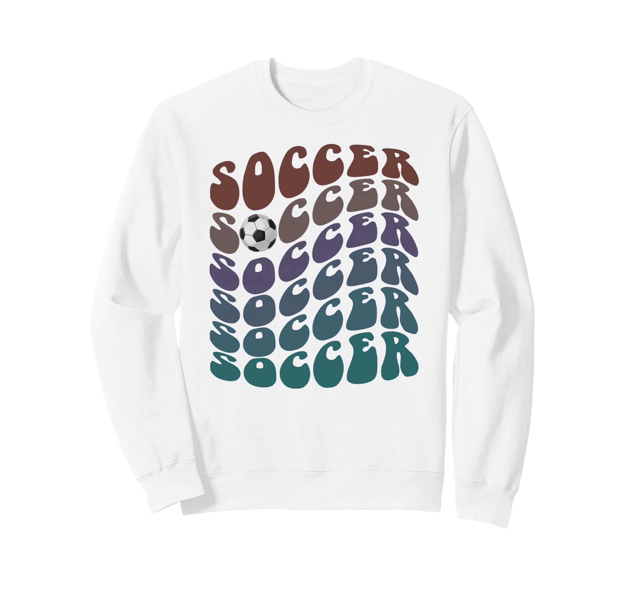 Soccer Just Who Loves Playing Sweatshirt - Fun Novelty Design for Adults