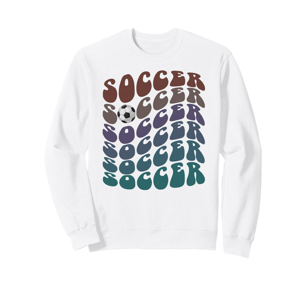Soccer Just Who Loves Playing Coach Sweatshirt - Aesthetic Graphic Unisex