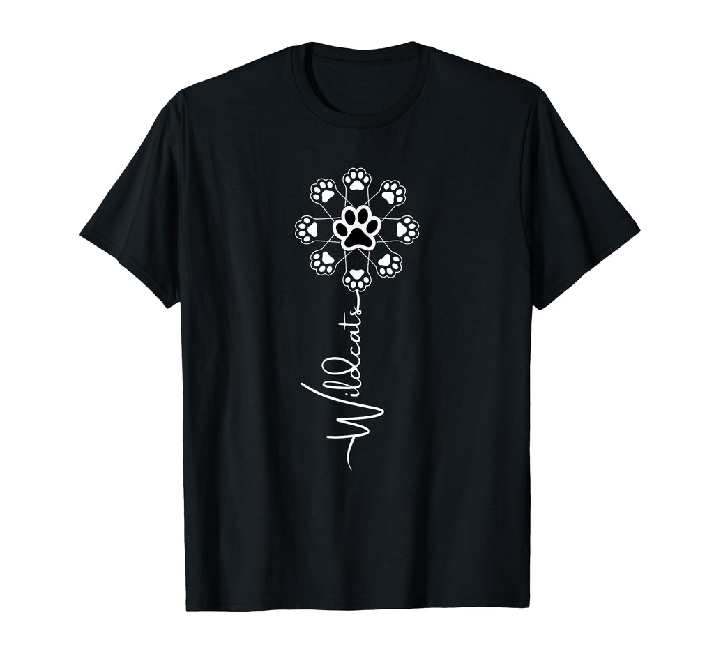 Wildcats Sunflower Sports Team Spirit T-Shirt - Unique Graphic for Adults