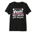 Funny Soccer Goalie Grandma Soccer T-Shirt - Minimalist Print Unisex