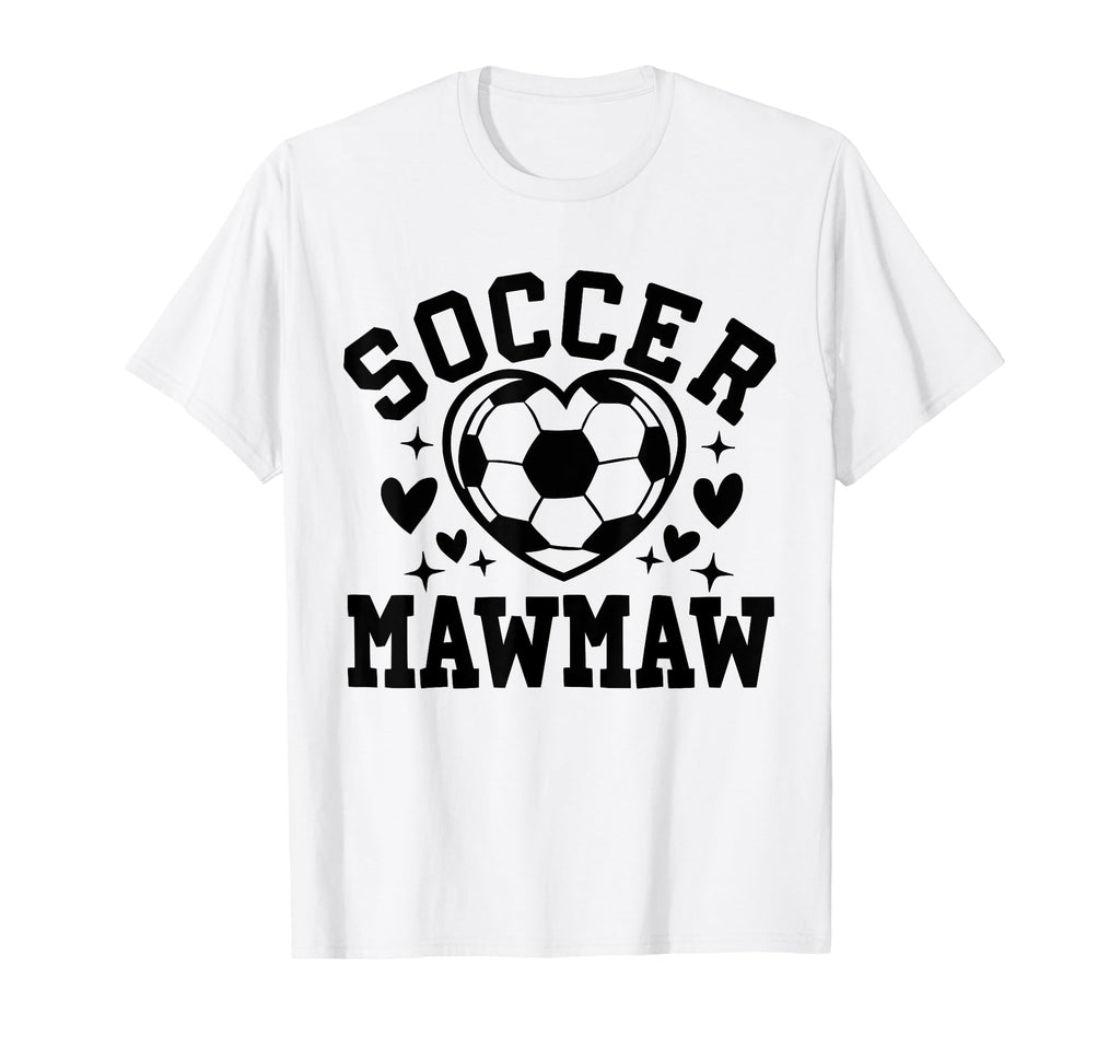 Soccer Mawmaw Heart Sport Lover T-Shirt - Custom Art Print for Adults