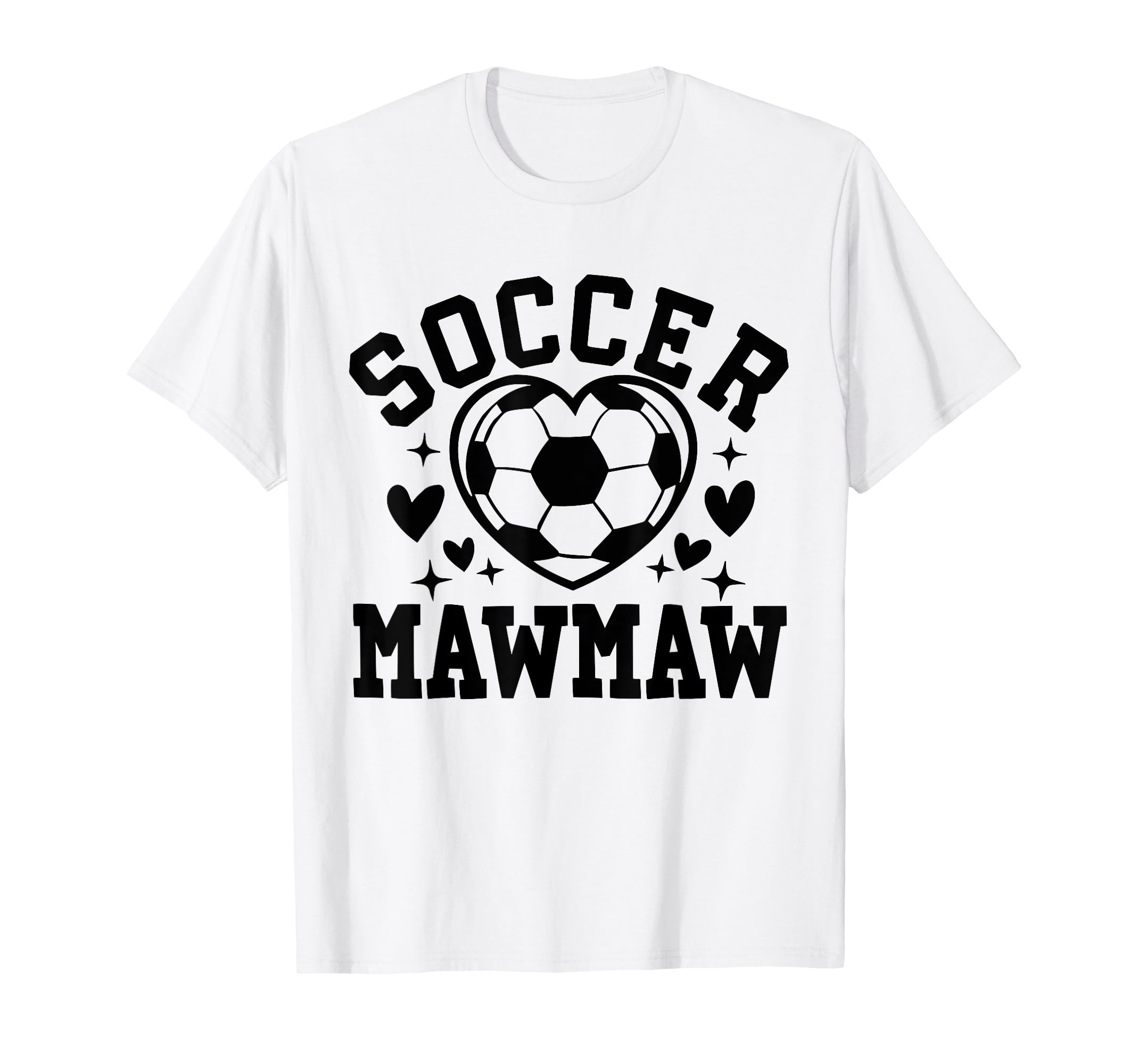 Soccer Mawmaw Heart Sport Lover T-Shirt - Custom Art Print for Adults