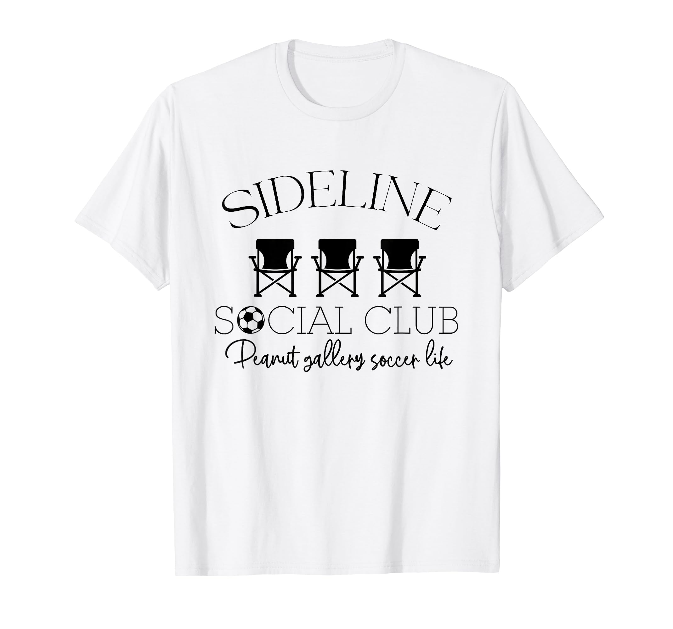 Sideline Social Club Peanut Gallery T-Shirt - Minimalist Print Unisex