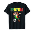 Dabbing Beagle Senegal Soccer Fans T-Shirt - Custom Art Print Unisex