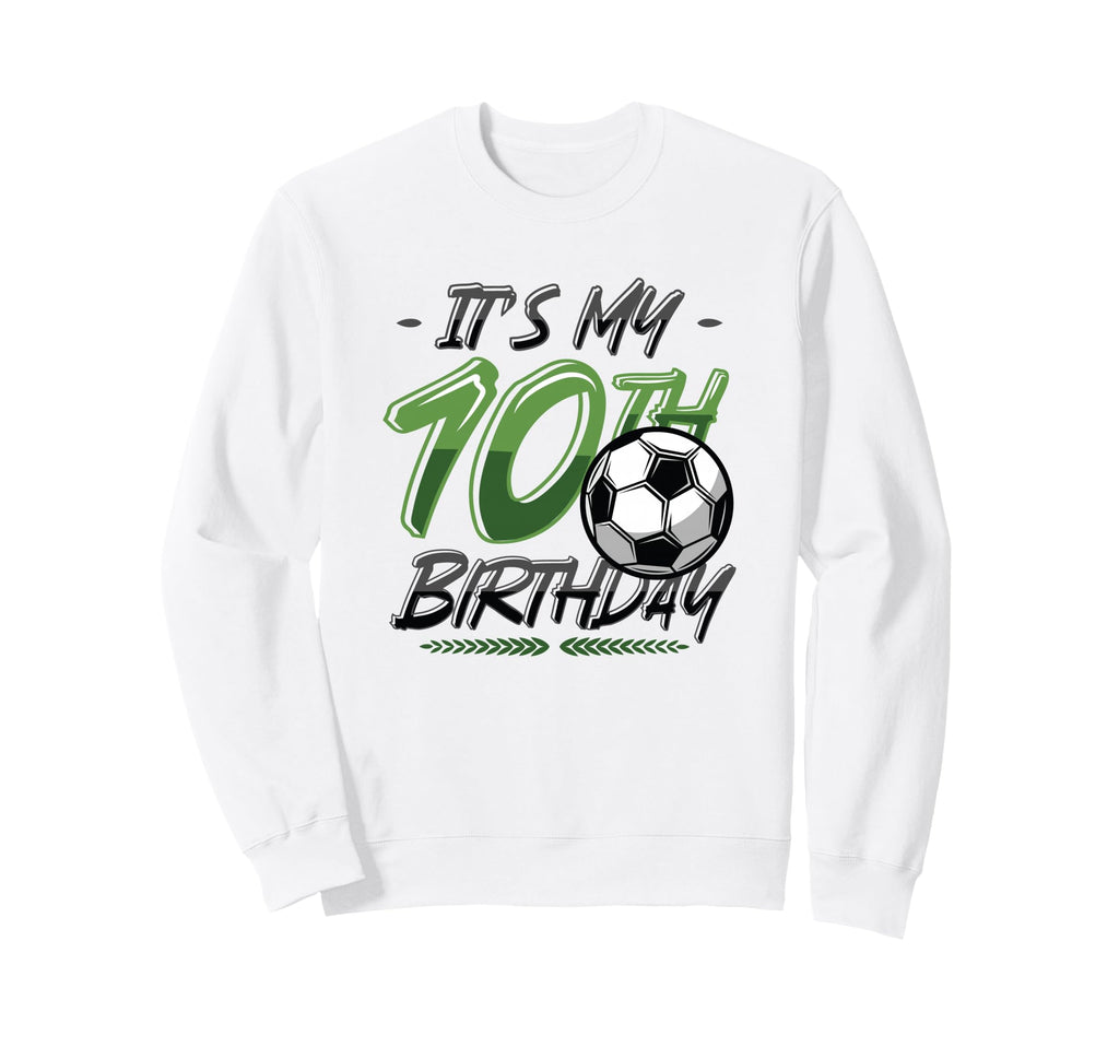 10Th Birthday Soccer Birthday Party Hoodie - Novelty Apparel Men Women
